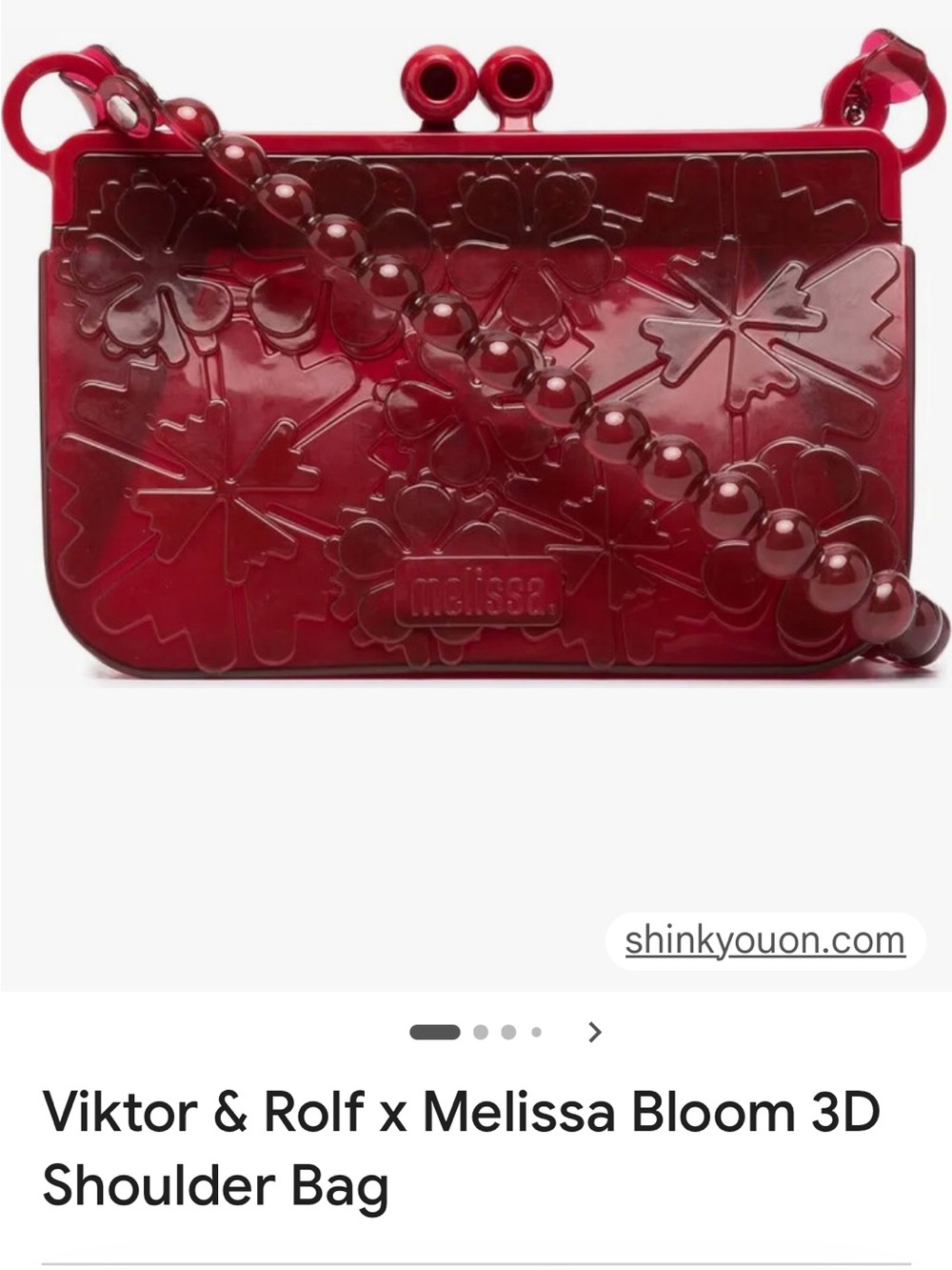 Viktor & Rolf x Melissa Bloom 3D
Shoulder Bag and Floral Jelly Sandals Set - Picture 3 of 9